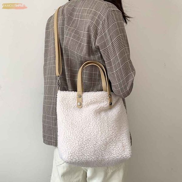 

2020 new arrival multipurpose women cute handbag lolita plush pink women messenger bag crossbody bags large capacity p