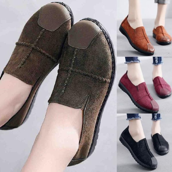 

plus size 35-43 women flats shoes 2020 loafers candy color slip on flat shoes comfortable ladies shoe zapatos mujer s9, Black