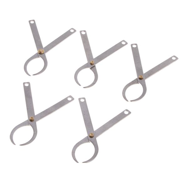 

5pcs stainless steel carp fishing bait feeder clamp clip baiting pliers