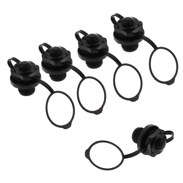 

5pcs 22mm spiral air valve plug one-way inflation replacement for boat pool raft