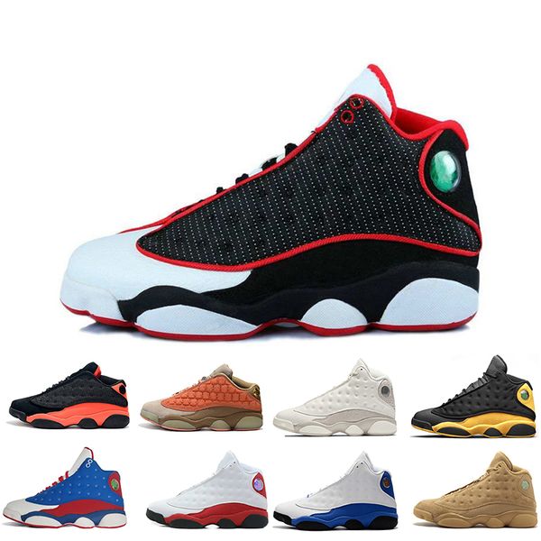 

With Box 13 13s Cap And Gown men women basketball shoes Atmosphere Grey Terracotta Blush Black Phantom sports sneakers designer trainers