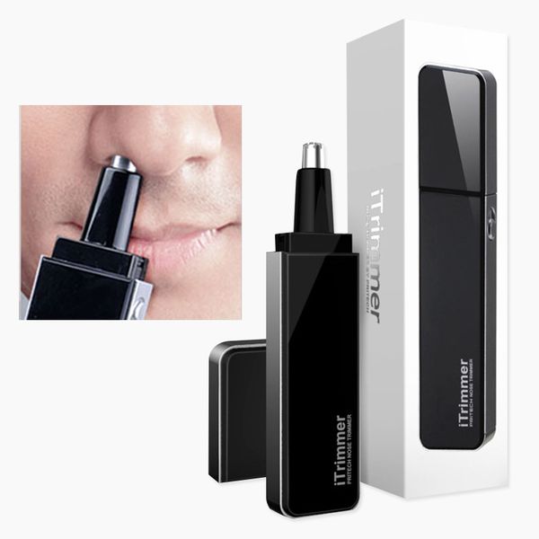 

painless nose ear hair trimmer with led water resistant nose trimmer battery powered nose hair shaver eyebrows clipper tool