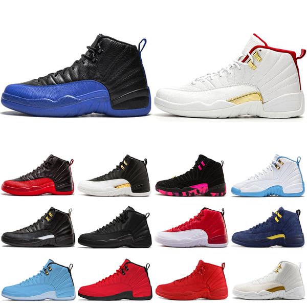 

new designer man basketball shoes 12 bulls cny game royal unc university blue 12 12s mens outdoor shoes 2019 sports shoes