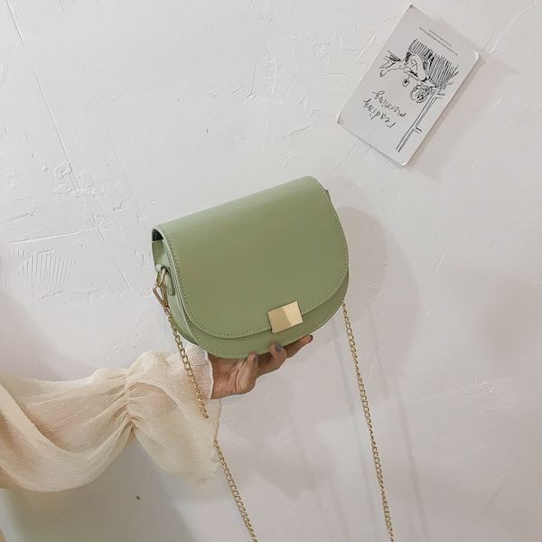 

2020 новый стиль женская мода сумочка цепь седло сумка женская сумка через плечо