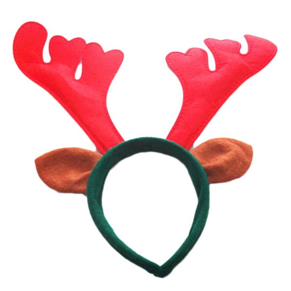 

6 pcs reindeer antlers headbands christmas hair hoop pet costume headpiece for kids party holiday christmas headdress props