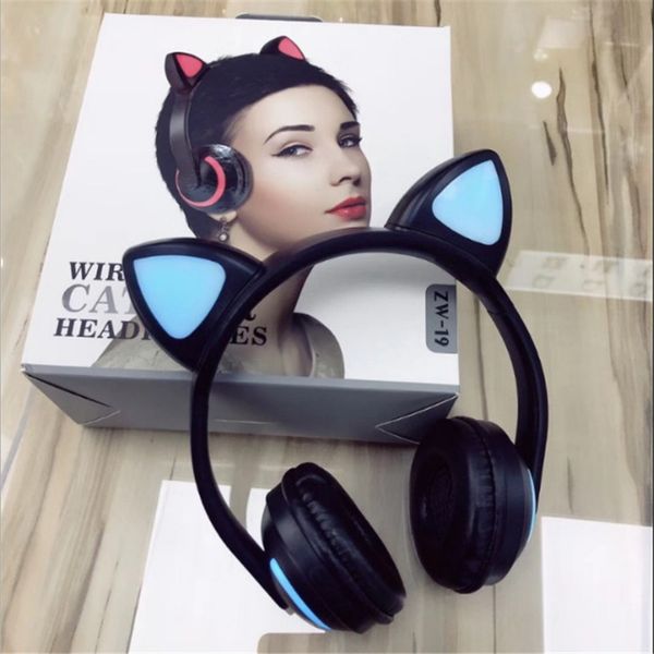 

new wireless luminescent cat ears, deer ears, mcdevil game bluetooth headset