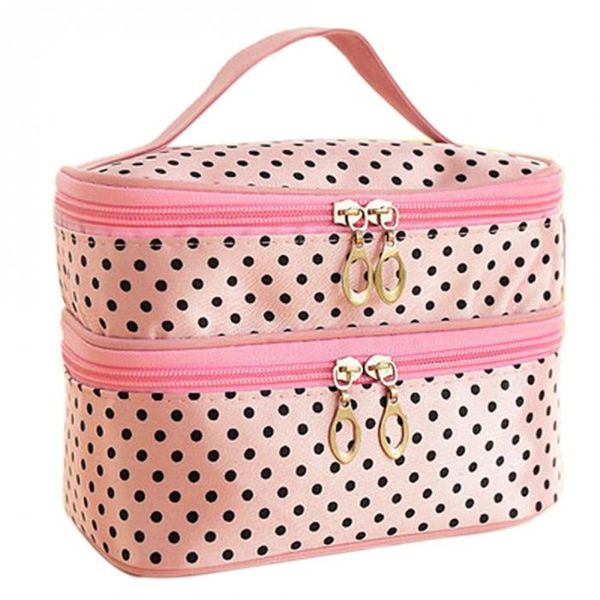 

2019 new fashion women makeup bag portable makeup cosmetic toiletry travel wash toothbrush pouch organizer bag tools sac