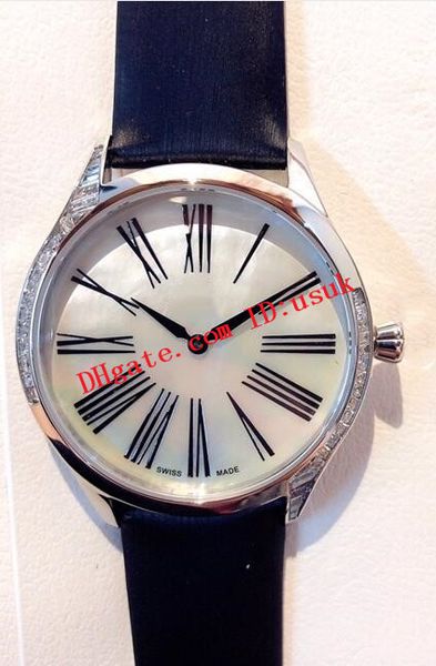 

new version 5 style luxury watch 428.18.36.60.11.001 white dial 36mm quartz mens fashion men watches, Slivery;brown