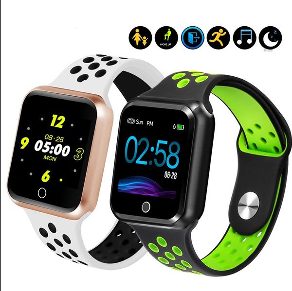 

s226 sport swimming blood pressure heart rate monitor smart watch men waterproof biking android ios smartwatch phone men women, Slivery;brown
