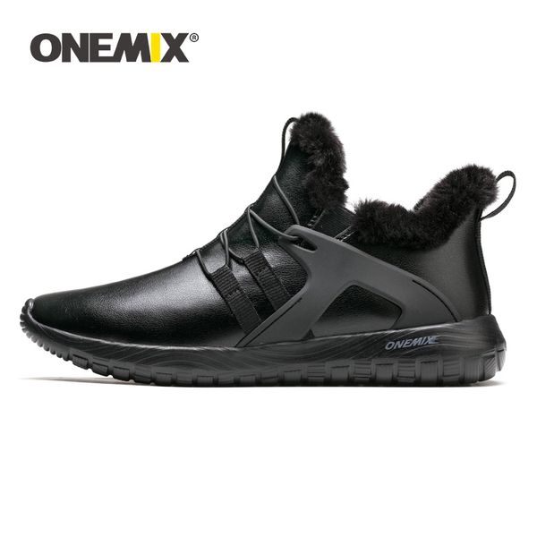 

onemix winter autumn shoes for men sneakers for women outdoor jogging sneaker soft outsole leather shoes outdoor walking