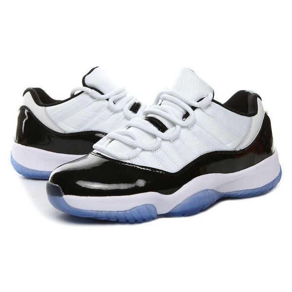 

топ 2019 выведен 11 11s мужская баскетбольная обувь женская розовая змеиная кожа темно-синий свет кости космический джем гамма синий конкорд