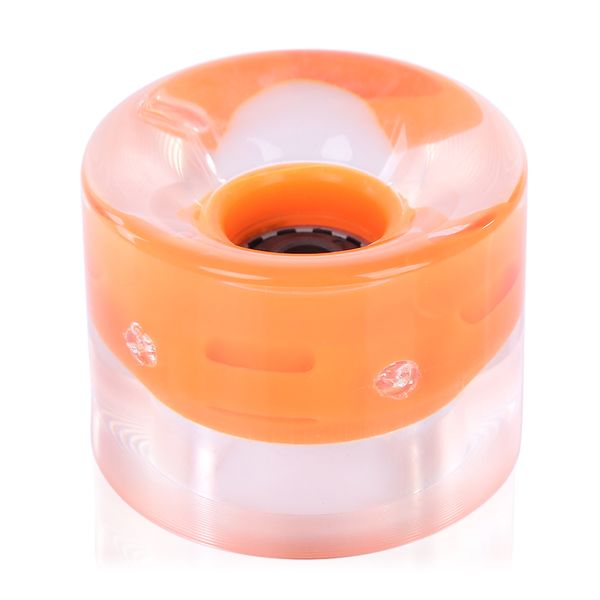 

4pcs 60 x 45mm outdoor sport pu led transparent skateboarding wheels