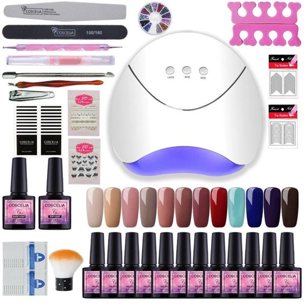 

new manicure set with 36 uv led usb lamp dryer extension set for manicure tools for nail art sets nail polish gel