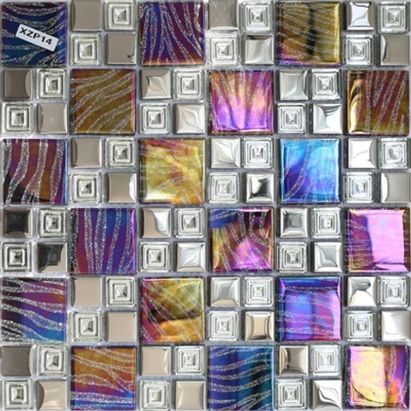 

rainbow glass mosaic tile kitchen backsplash jmfgt054 crystal black silver glass mosaic wall tile bathroom