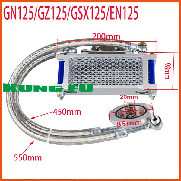 

radiator oil cooler gn125 gz125 gsx125 en125 125cc motorcycle accessories