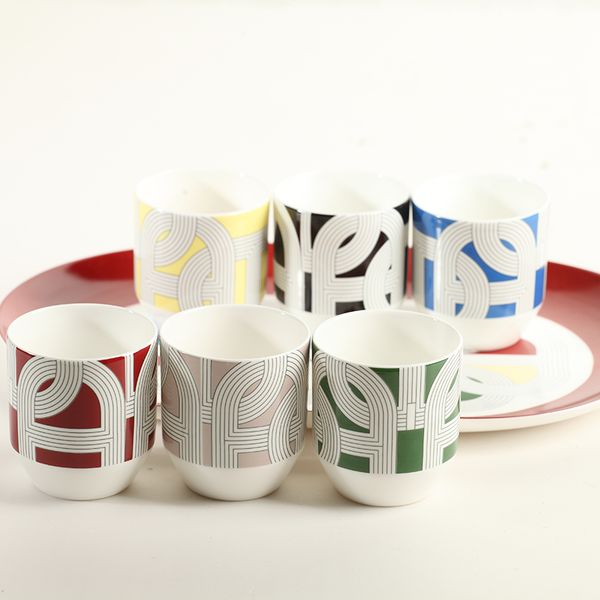 

6pcs mugs 160ml bone china coffee set coffee cups set