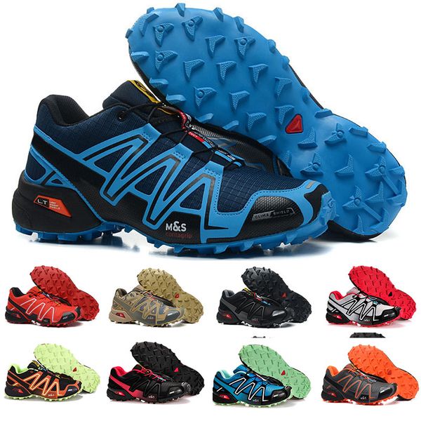 

2018 new arrival mens zapatillas speedcross 4 sneakers outdoor waterproof cross-country shoes athletic shoes size 40-46