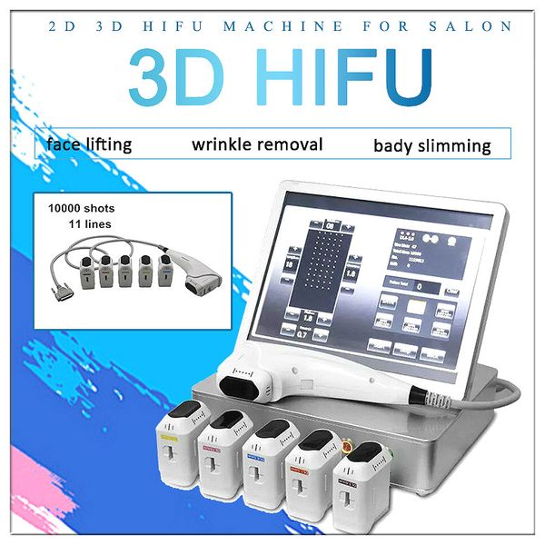 

3d anti-wrinkle hifu facial skin tightening body weight loss slimming hifu high intensity focused ultrasound hifu equipment for sale