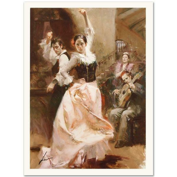

pino art painting "dancing in barcelona" home decor handpainted oil painting on canvas wall art canvas pictures 200613