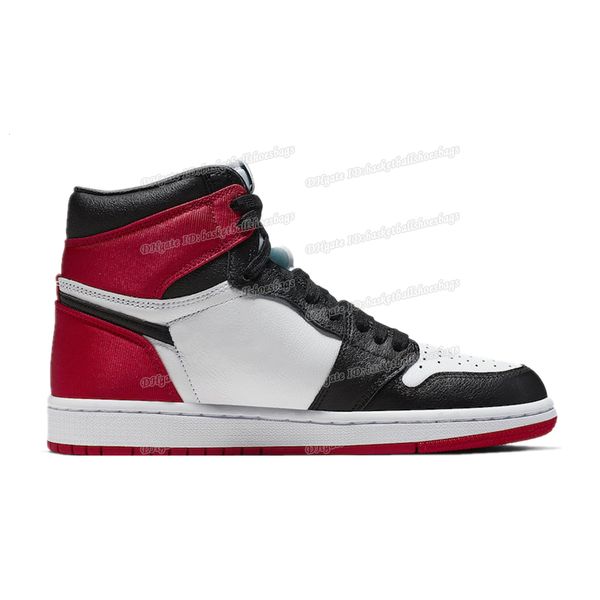 

toe 1 1s bloodline silk black basketball shoes new 2019 men women designer sneakers with box
