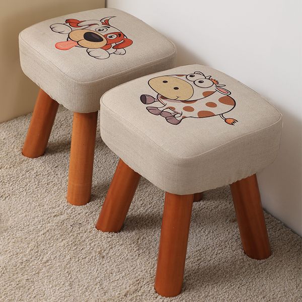 

children's stool home low stool solid wood shoes bench fashion creative small bench sofa small wooden