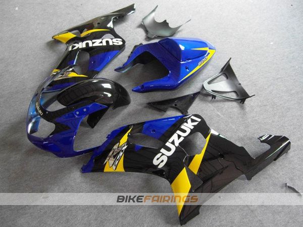 

новая abs для мотоциклов обтекатели комплекта, пригодные для suzuki gsx-r600 gsx-r750 600 750 k1 2001 2002 2003 01 02 03 синих черного