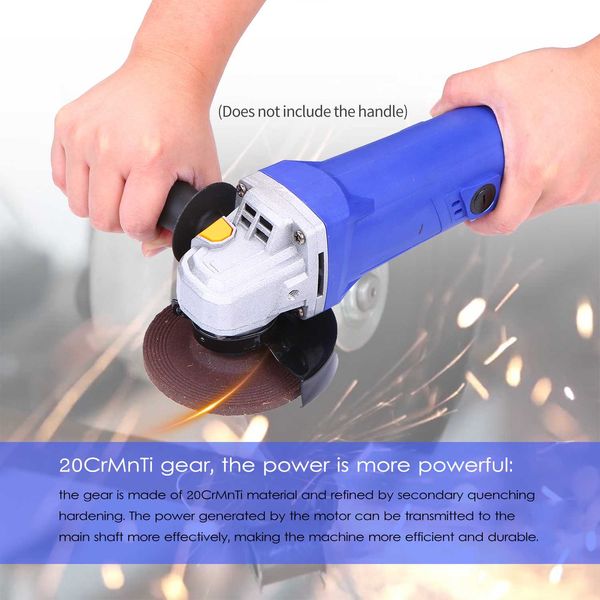 

850w 220v electric angle grinder anti-slip polishing polisher grinding metal stone wood cutting woodworking grinder power tool