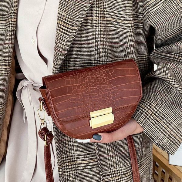 

female alligator crossbody bags for women 2020 leather handbags designer sling sac a main ladies hand shoulder messenger bag