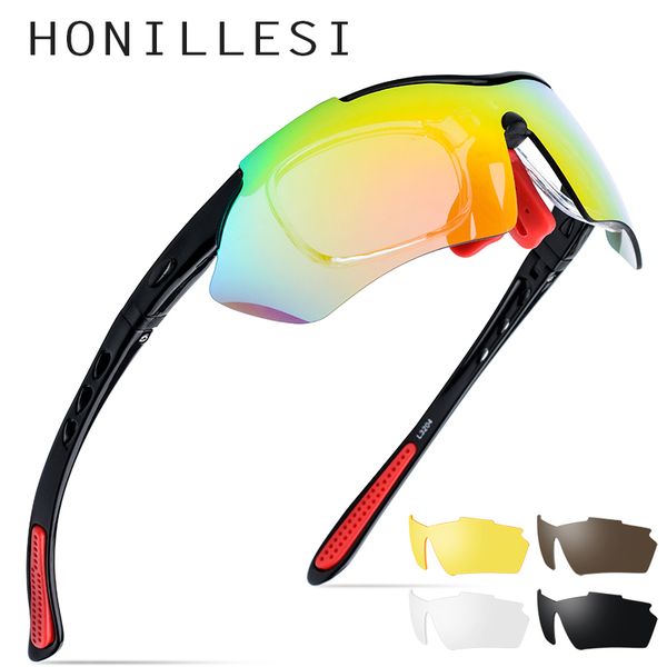 

tr90 polarized sports men sunglasses sun glasses women 2019 new myopia prescription goggles shades 5 lens 3204, White;black
