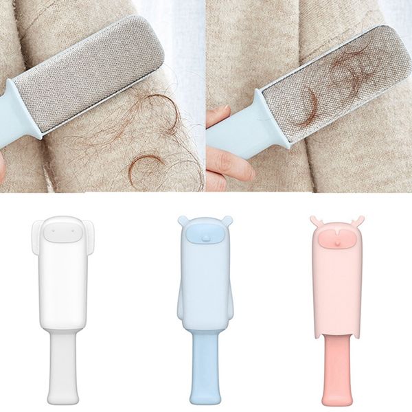 

portable pet cartoon hair removal artifact plastic sticking brush strong adsorption household cleaning appliances
