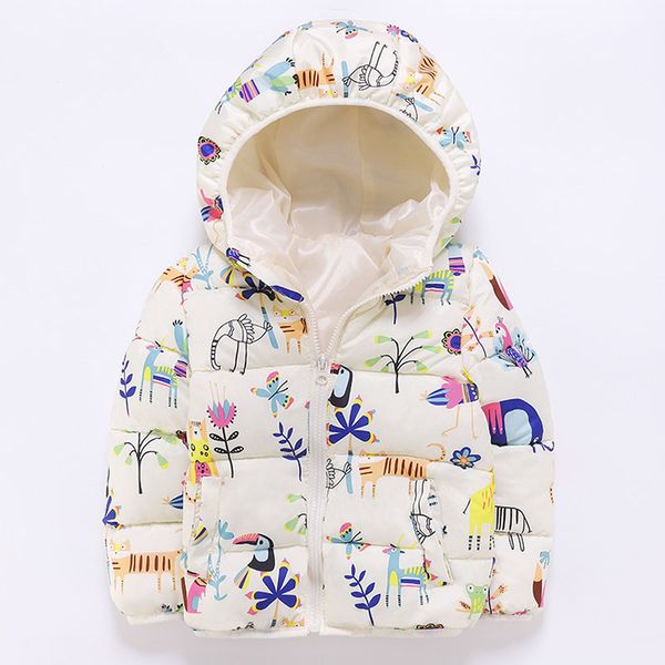 

girls parka 2019 winter jacket for girls kids parka jacket for girls padded cute kids warm hooded jacket outerwear coat 2 4 6yrs, Blue;gray