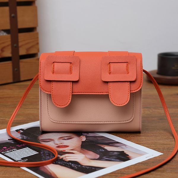 

женская мода ретро одно плечо диагональ небольшой квадратный мешок