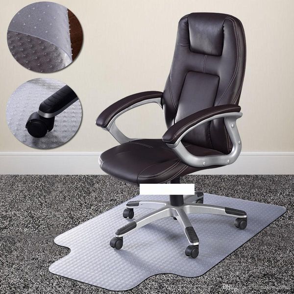 Pvc Home Office Chair Floor Mat Studded Back With Lip For Standard