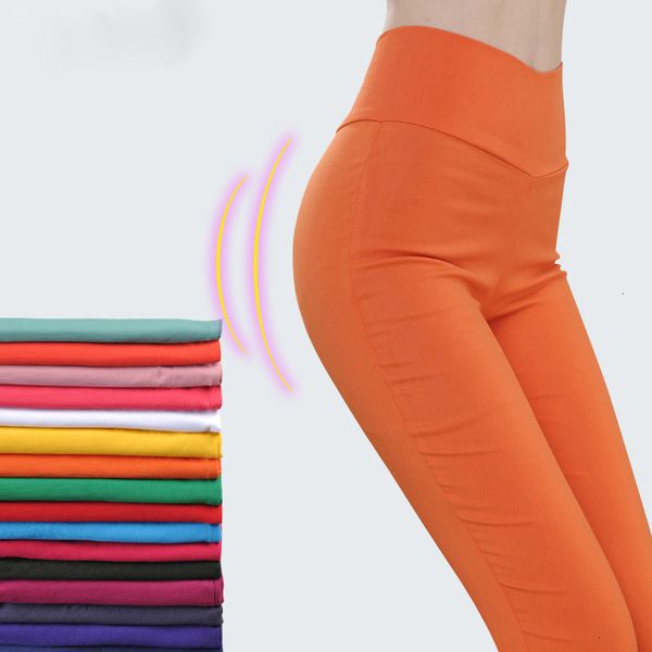 

high waist women's pants woman harajuku leggings white black stretch trousers for women spring pencil pants female plus size, Black;white