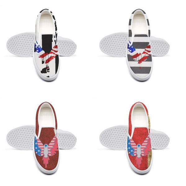 

casual logan paul online video american flag canvas, comfortable non-slip shoes,design print retro limited,edition maverick logan, Black