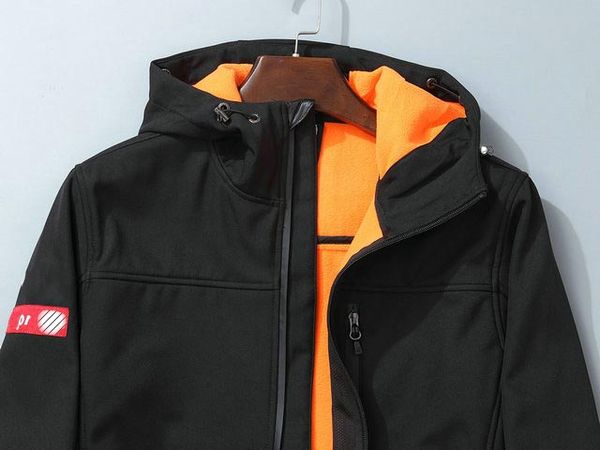 

box logo mens classic tooling boutique men jackets slim fit windproof clothes famous italy brand man jackets, Black;brown