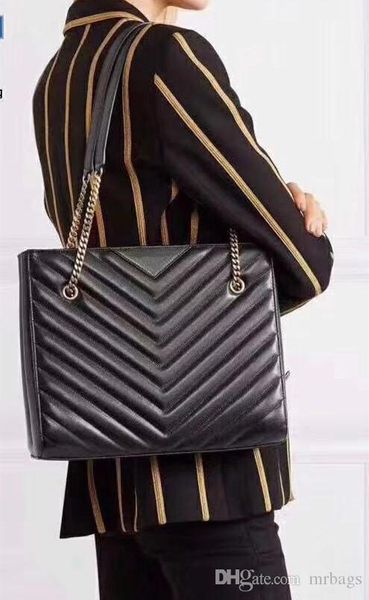 

women's classic handbags luxury designer ladies shoulder bag business casual practical style v leather leather shopping bag