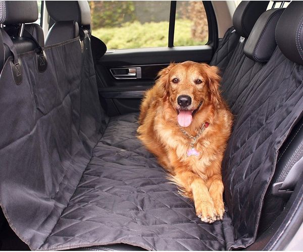 

pet dog car seat covers cushion protector - scratch proof & nonslip backing & hammock, quilted, padded, durable suv's for cars trucks