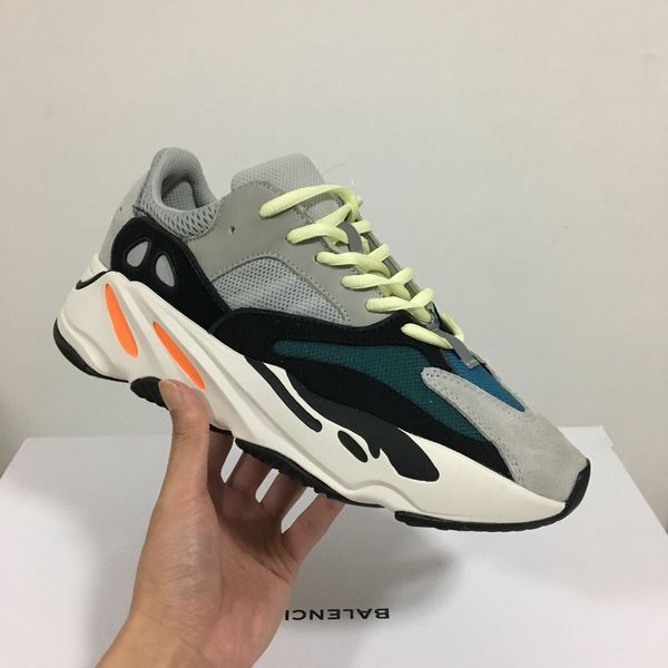 

700 [с] сиреневыми новыми кроссовками мужского высшего качества волны бегун 700 kanye west дизайнерских кроссовок womens 2019 бренд ботинок