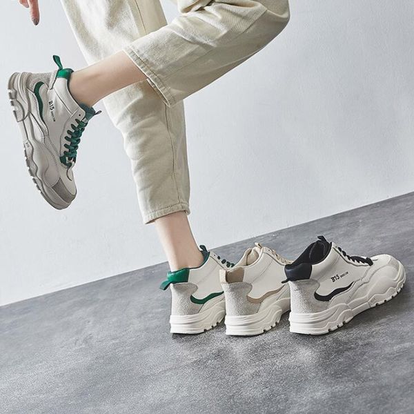 

new women casual sneaker khaki beige green mesh all-match fashion womens outdoor high cloth shoes sneakers ing