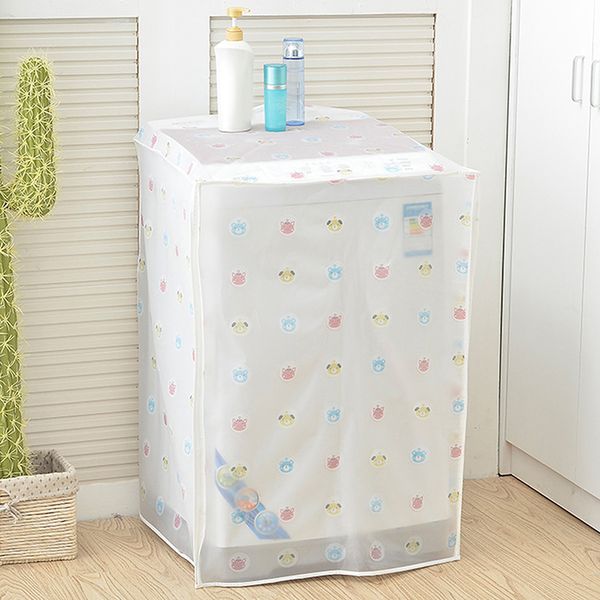 

durable peva waterproof washing machine zippered dust cover protection