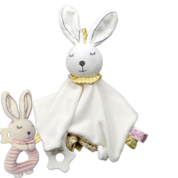

baby early educational toys comfort toys towel can bite baby plush dolls