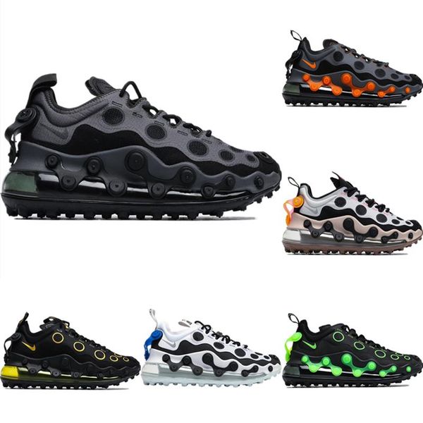 

with box 2020 ispa undercover suede and mesh breathable running shoes originals undercover x ispa all zoom air cushioning jogging sneaker, Black