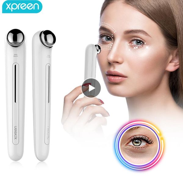 Eye Massager Anti Aging rugas remendo Ion Relief Massage rejuvenescimento máquina Beauty Care portáteis Ferramentas Pen Eye Care