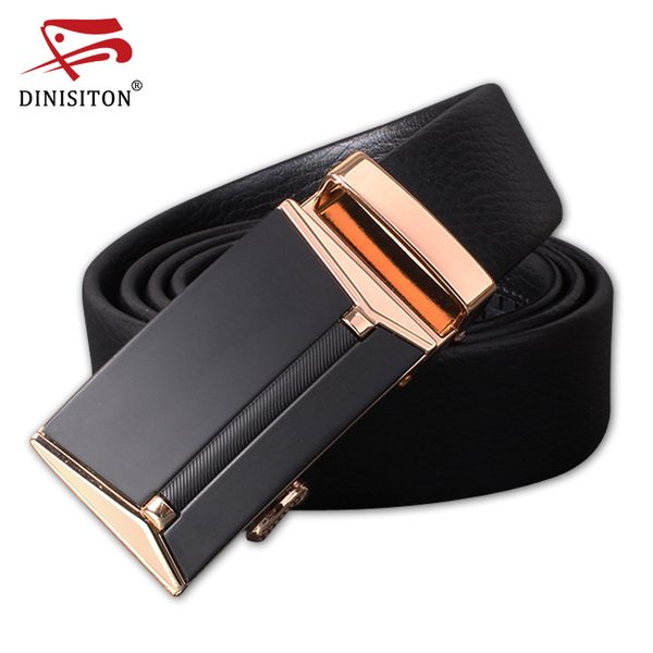 

dinisiton genuine first layer of leather belt automatic buckle belts brand men luxury men designer strap fx001, Black;brown