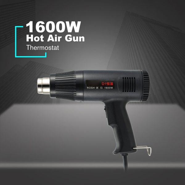 

1600w thermostat air gun heat air blower shrink wrapping paint stripper soldering welding thermal power tool au plug sale