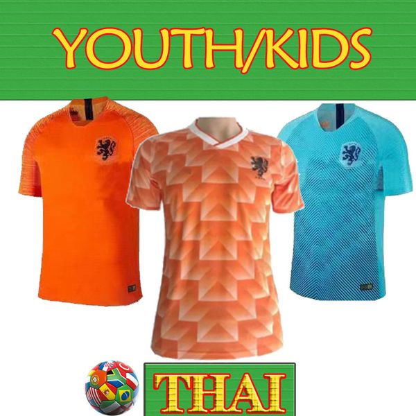 

Thai 1988 Netherlands Retro Jersey Van Basten 1998 Holland Classic Football Shirt BERGKAMP Gullit Voetbal shirts 1987 1988 Maillot Foot best