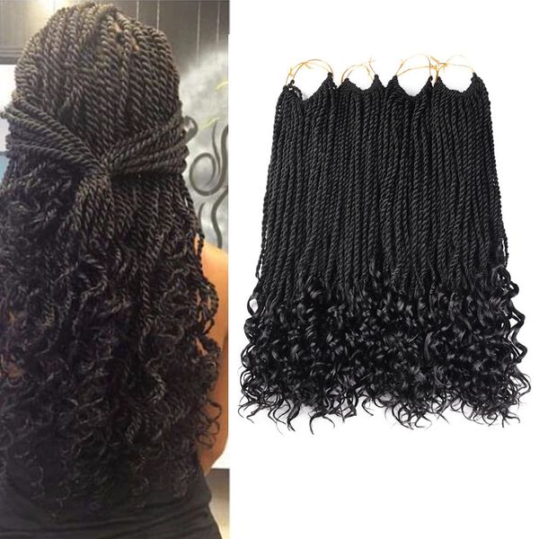 2020 Crochet Braiding Hair Senegalese Twists Hairstyles 1packs