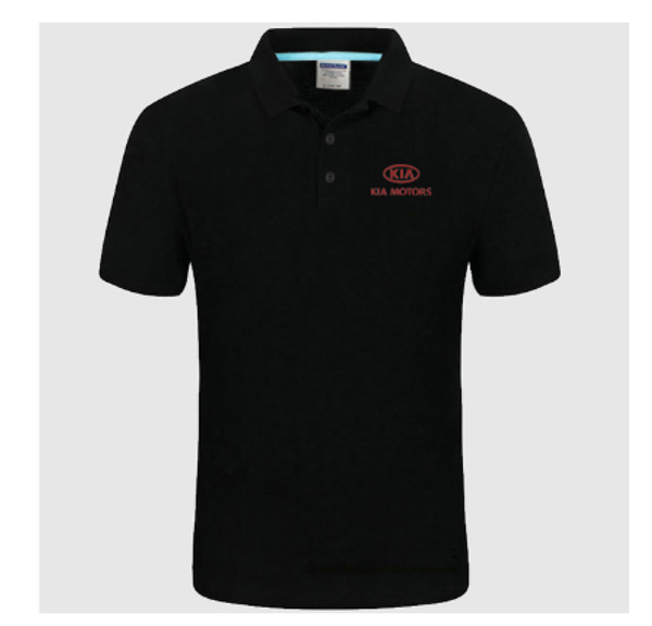 

2020new polo shirt kia logo cotton polo shirt short sleeve high quantity shirts