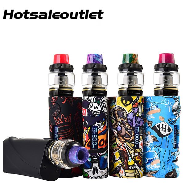 

Vapor Storm ECO Pro Hawk Tank электронная сигарета Vape Mod Kit мода граффити Box Mods Max 80 Вт для 18650 батареи ABS комплекты